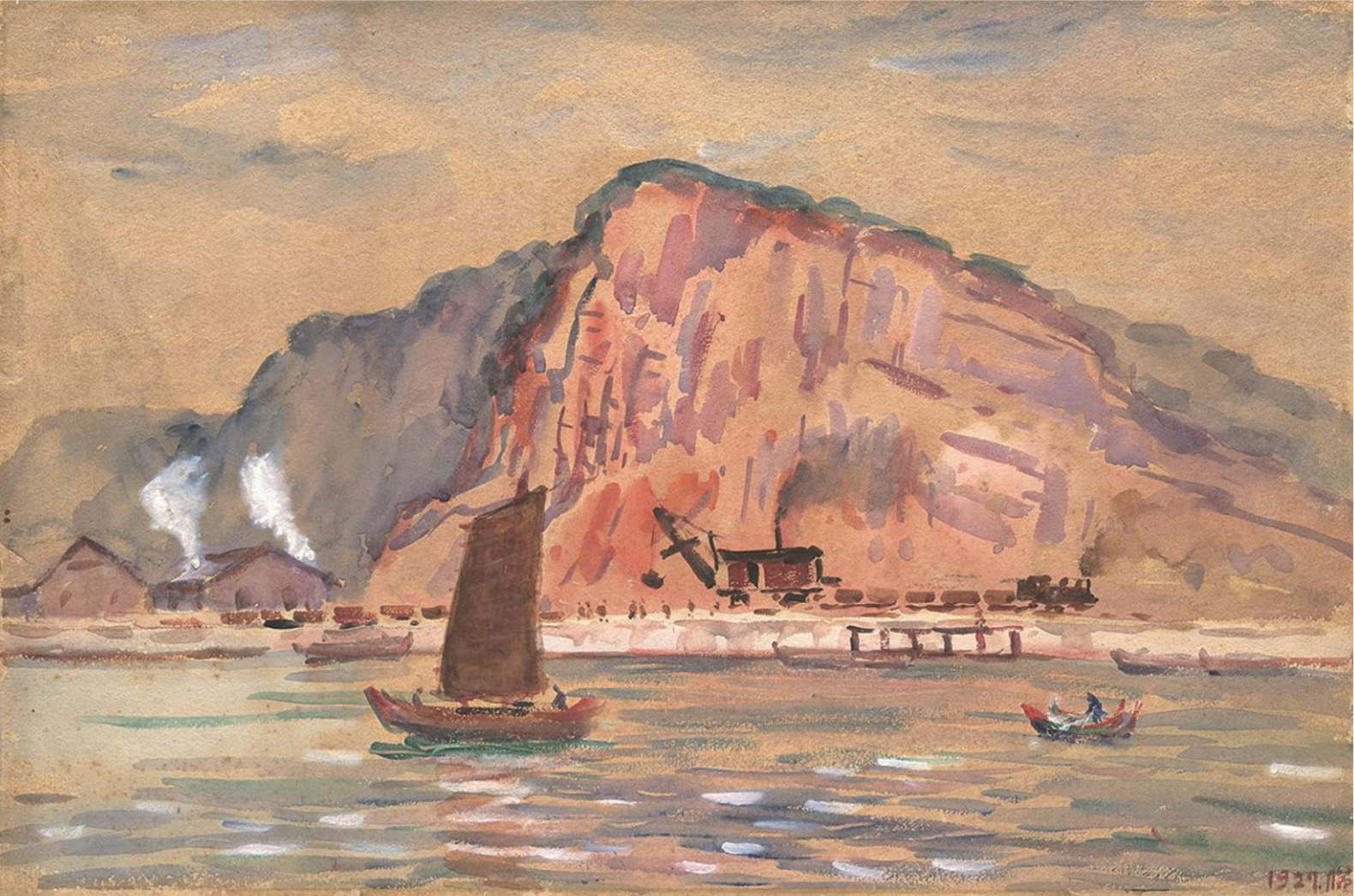 倪蔣懷畫牛稠港，為何持續被標錯成「仙洞」？ - 倪蔣懷美術紀念館